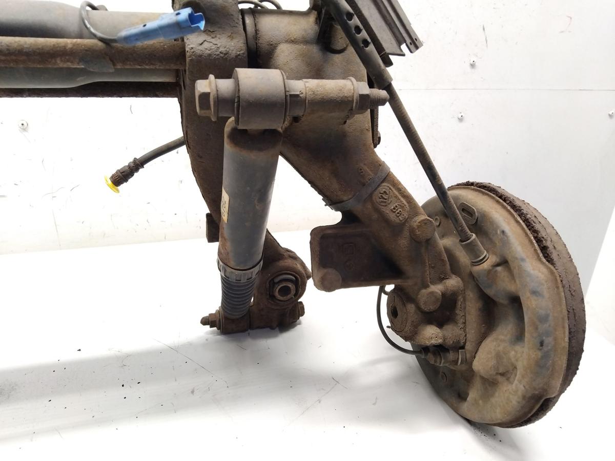 Peugeot 206+ 1.4 original Hinterachse trommelgebremst mit ABS Bj.2009