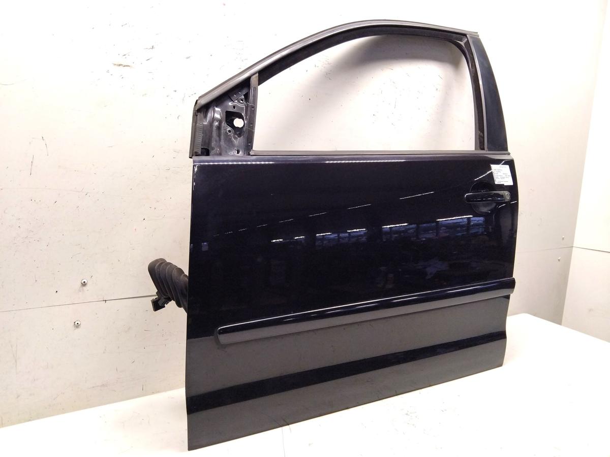 VW Polo 9N3 Tür vorn links Fahrertür links 5türig schwarzmetallic LC9Z Bj.2007