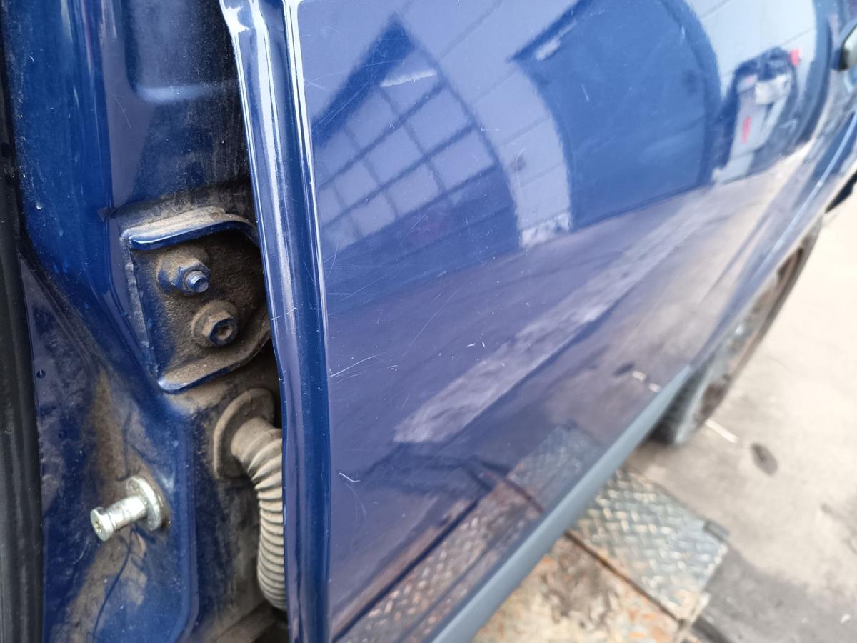 Dacia Sandero 1 original T&uuml;r hinten links Fond 61H Blue marine Bj 2009