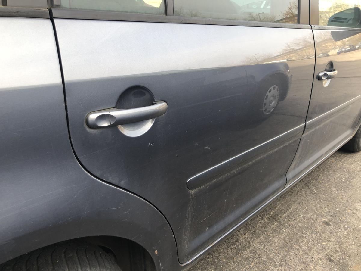 VW Touran 1T 1T1 T&uuml;r hinten rechts Fondt&uuml;r Rohbau LD7X Platingrau Metallic