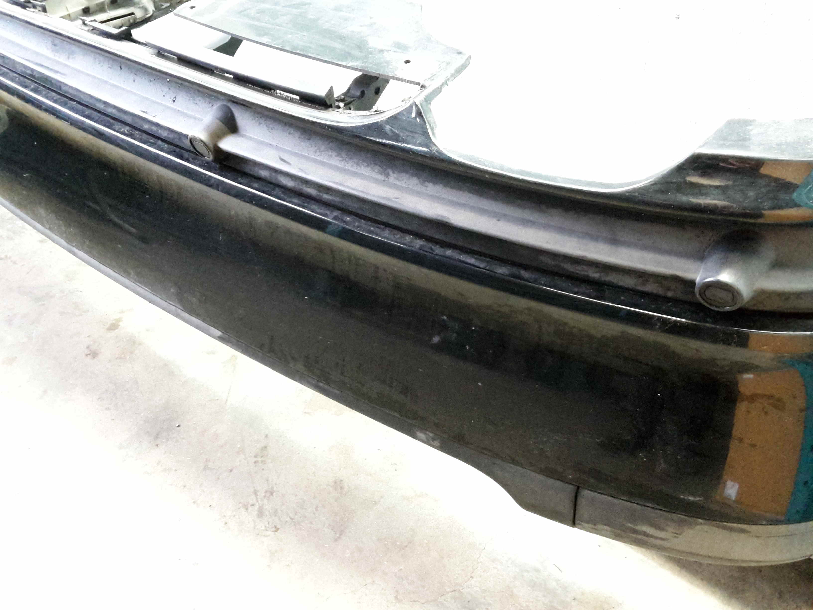 BMW E46 316I 330D org Stoßfänger Stoßstange hinten 668 schwarz Bj 2000