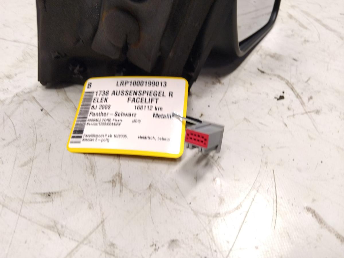 Ford Fiesta JH JD orig Au&szlig;enspiegel rechts schwarz elektrisch Facelift BJ2008