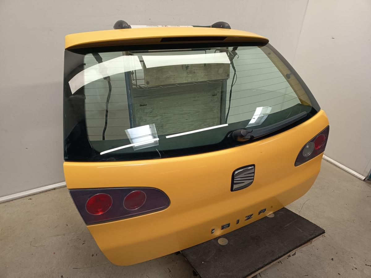 Seat Ibiza 6L original Heckklappe mit Scheibe LS1A Crono Gelb Bj 2007