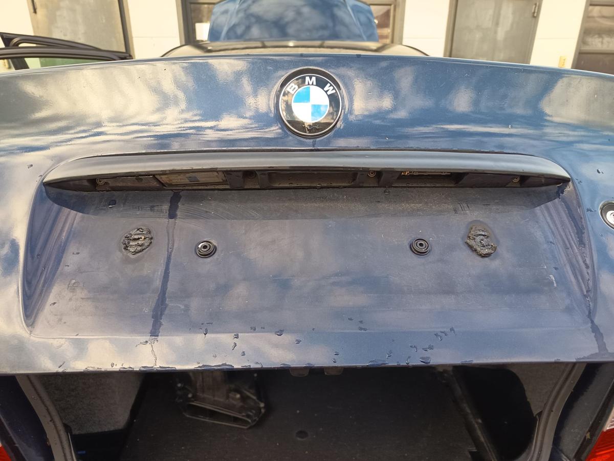 BMW E46 Limo original Heckklappe Deckel hinten 317/5 Orientblau Bj 2005