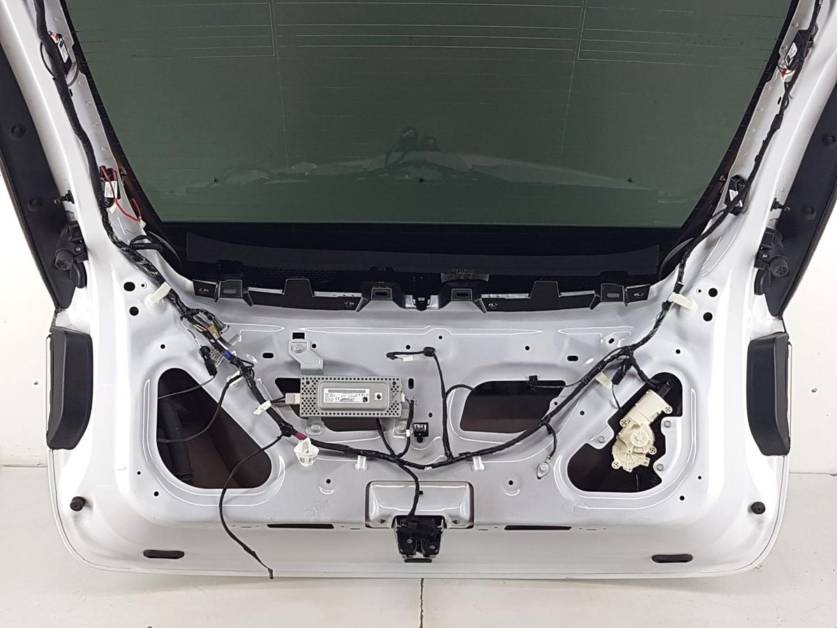 Tesla Model X Heckklappe Heckdeckel in PPSW White Water Pearl Bj22 Modell ab 21