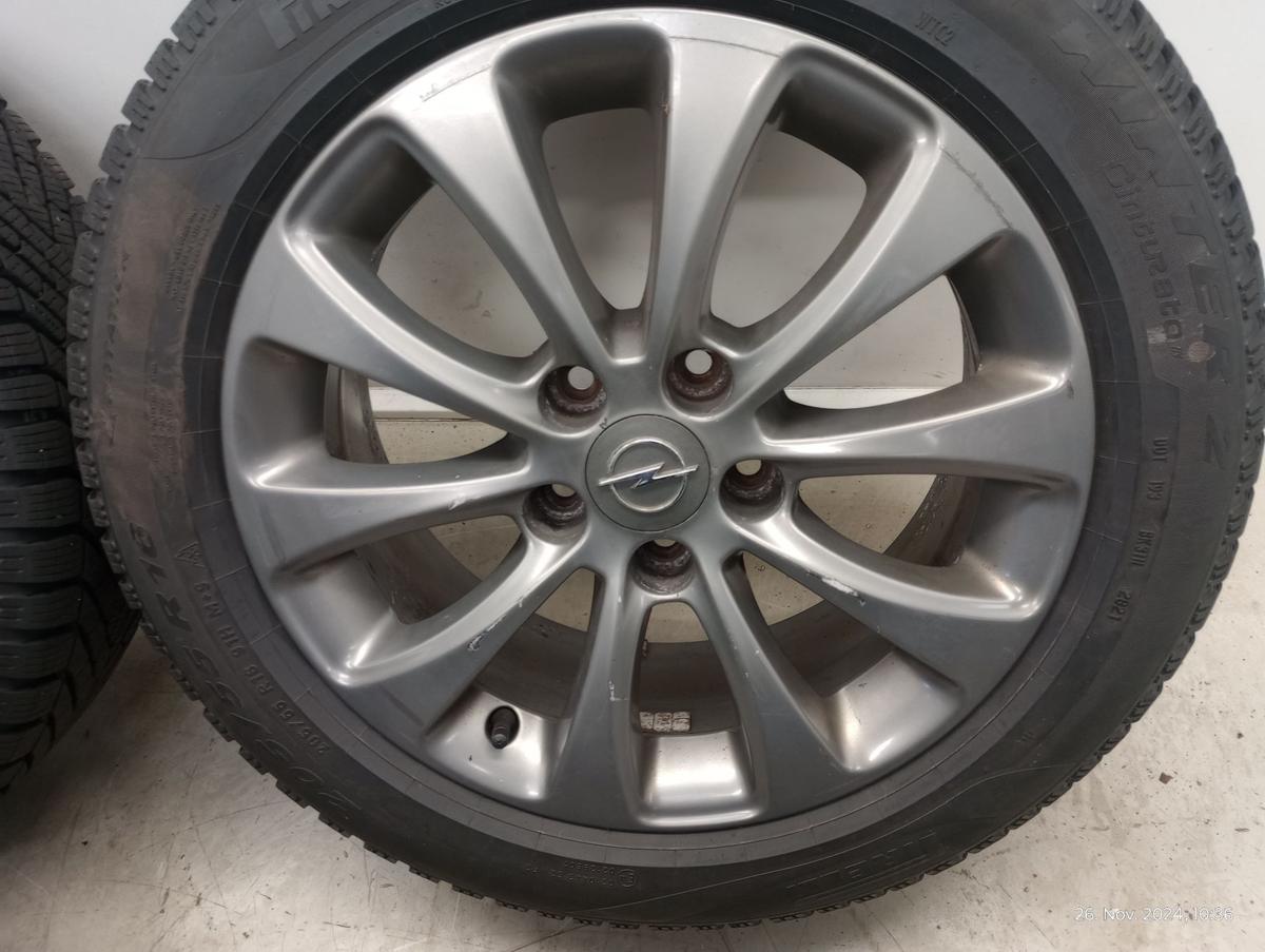 Opel Vectra C orig Alufelgen Satz 6,5 x 16 ET39 mit Winterreifen 205/55R16