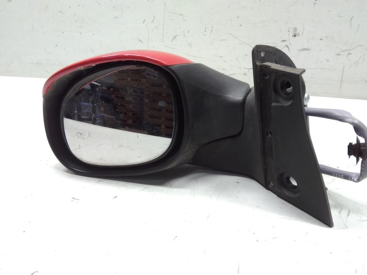 Peugeot 1007 original Außenspiegel links rot elektrisch anklappbar Bj.2005