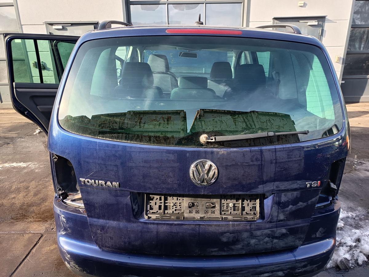 VW Touran 1T original Heckklappe mit Scheibe Rost B5N Indigoblau Bj 2006