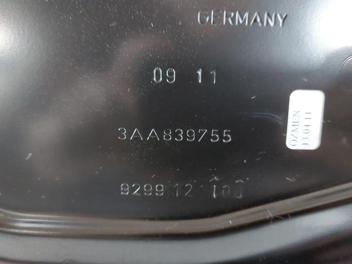 VW Passat 3C B7 Variant Fensterheber hinten links Motor Mechanik Grundplatte