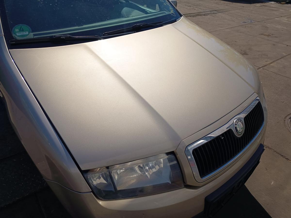 Skoda Fabia 6Y original Motorhaube Deckel vorne 9201 Sahara Beige Bj 2004