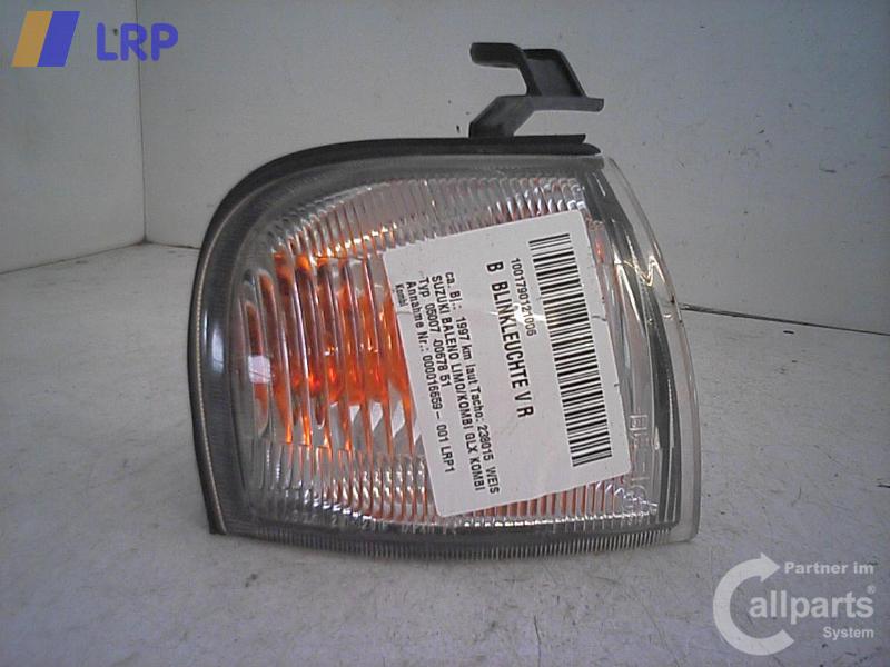 BLINKLEUCHTE V R; Blinker R; BALENO LIMO/KOMBI; SY 413/416/418/419 03/95-08/02; 3560160G00000; N.L.