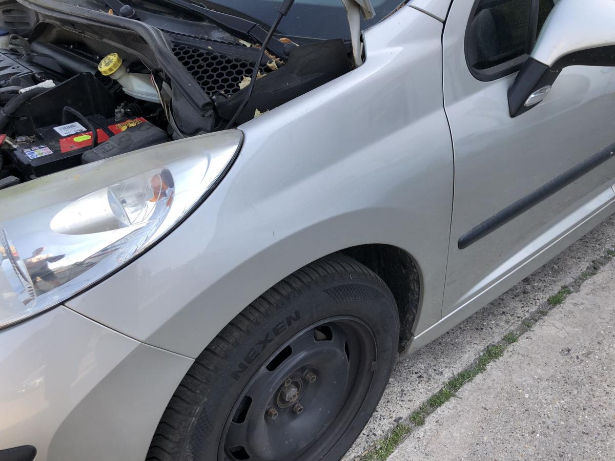 Peugeot 207 SW Typ WE Kotfl&uuml;gel vorn links Fahrerseite ETS Gris Cendre Metallic