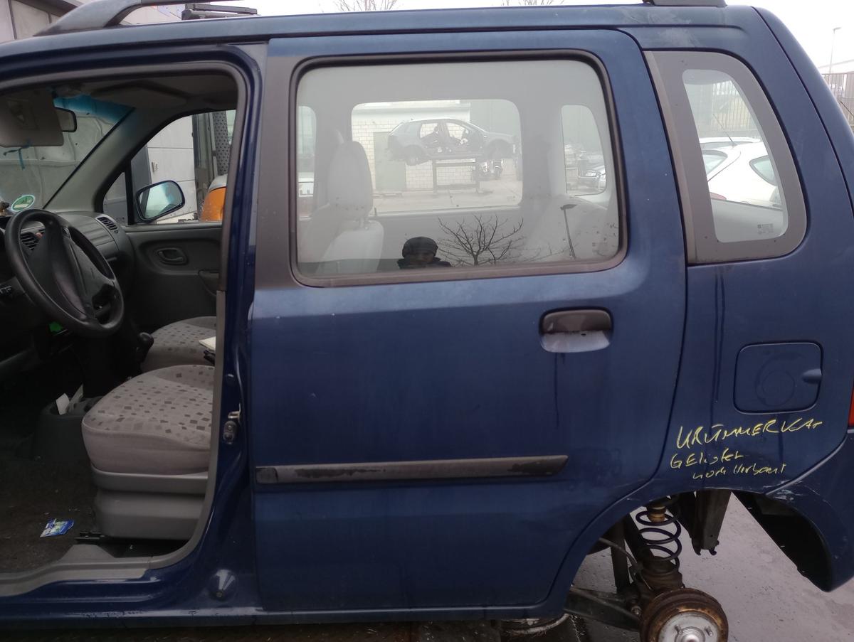 Opel Agila A original Tür hinten links Fond Y269 Königsblau Bj 2001