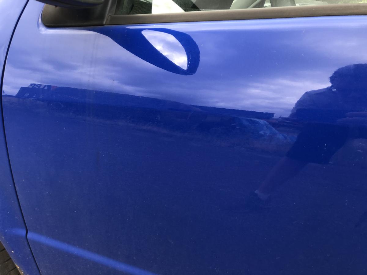 Skoda Fabia 6Y T&uuml;r vorn links Fahrert&uuml;r im Rohbau LF5K Dynamic Blau