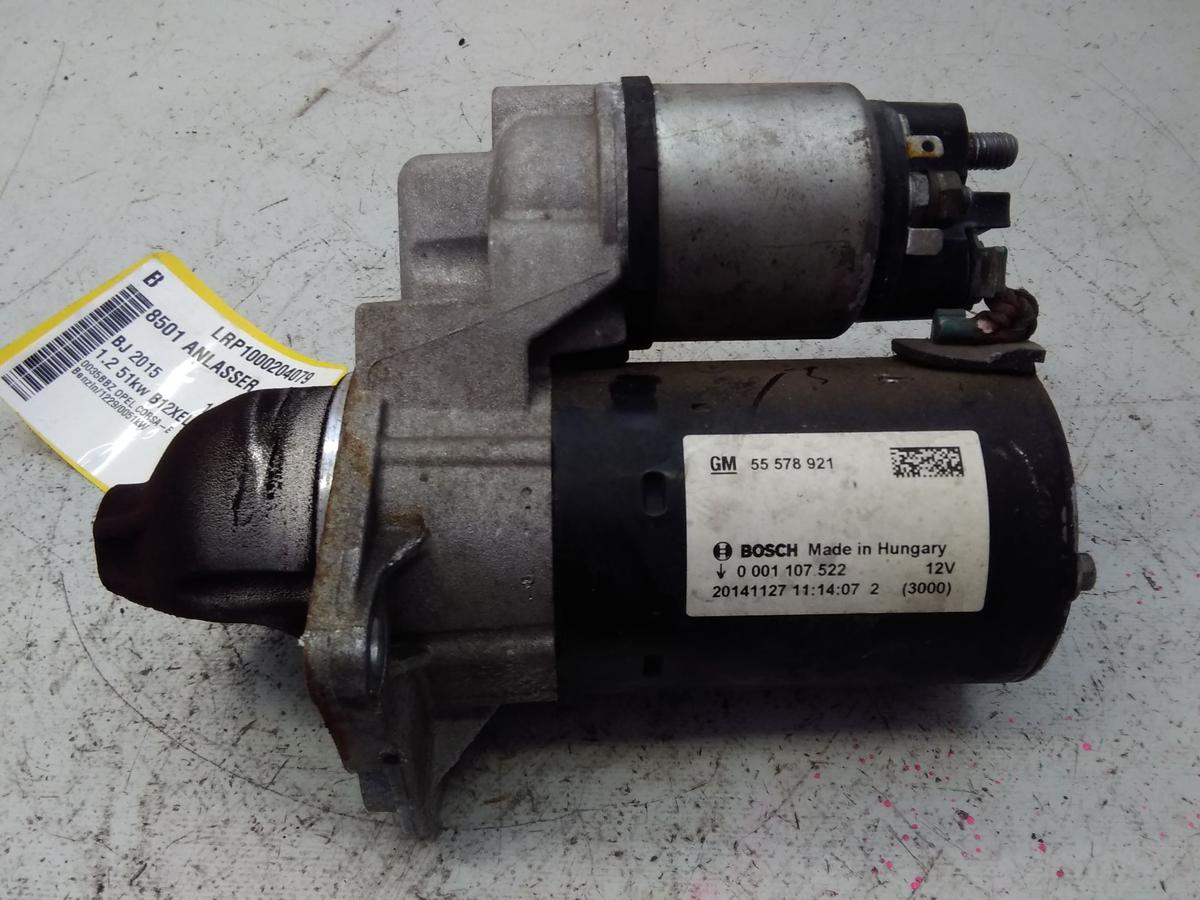 Opel Corsa E original Anlasser Starter 1.2 51kw B12XEL Bj.2015