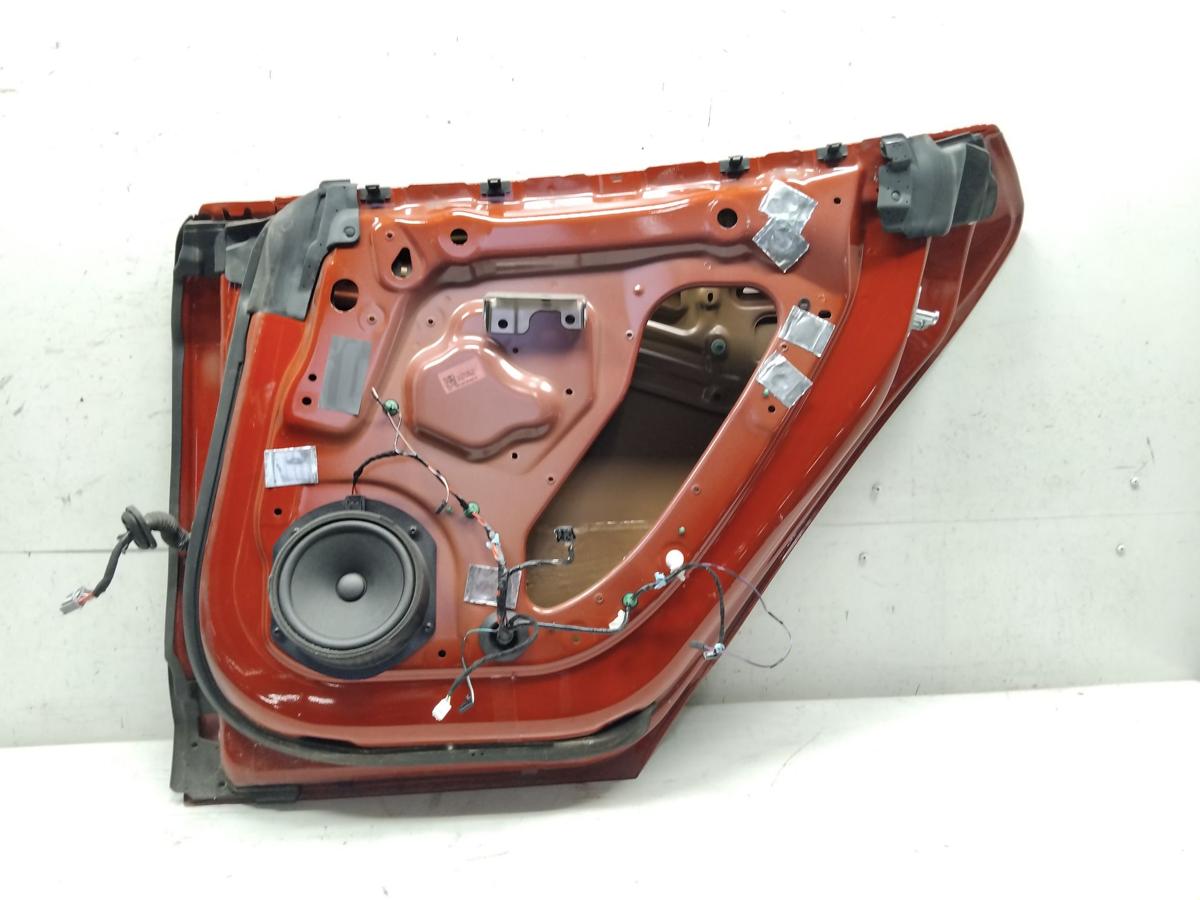 Tesla Model S T&uuml;r hinten rechts dunkelrotmetallic PPMR sunset red Bj.2019