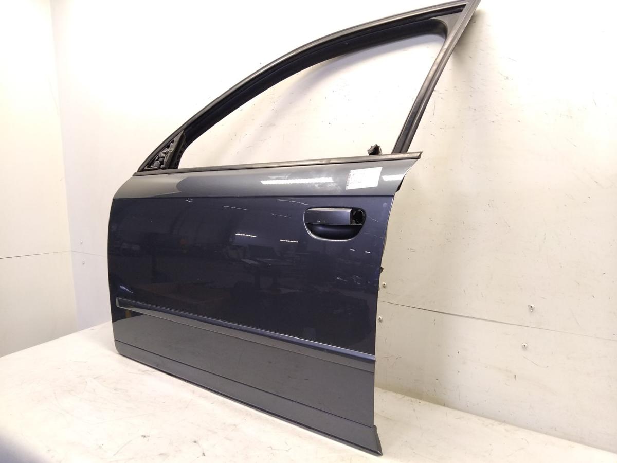 Audi A4 8E B7 Tür vorn links Fahrertür delfingraumetallic LX7Z BJ2005