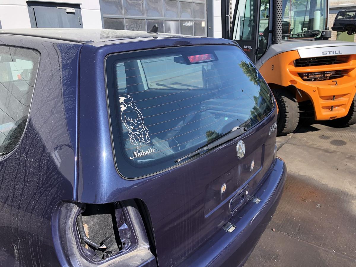 VW Polo 6N1 original Heckklappe mit Scheibe N5Y Windsorblau Bj 97
