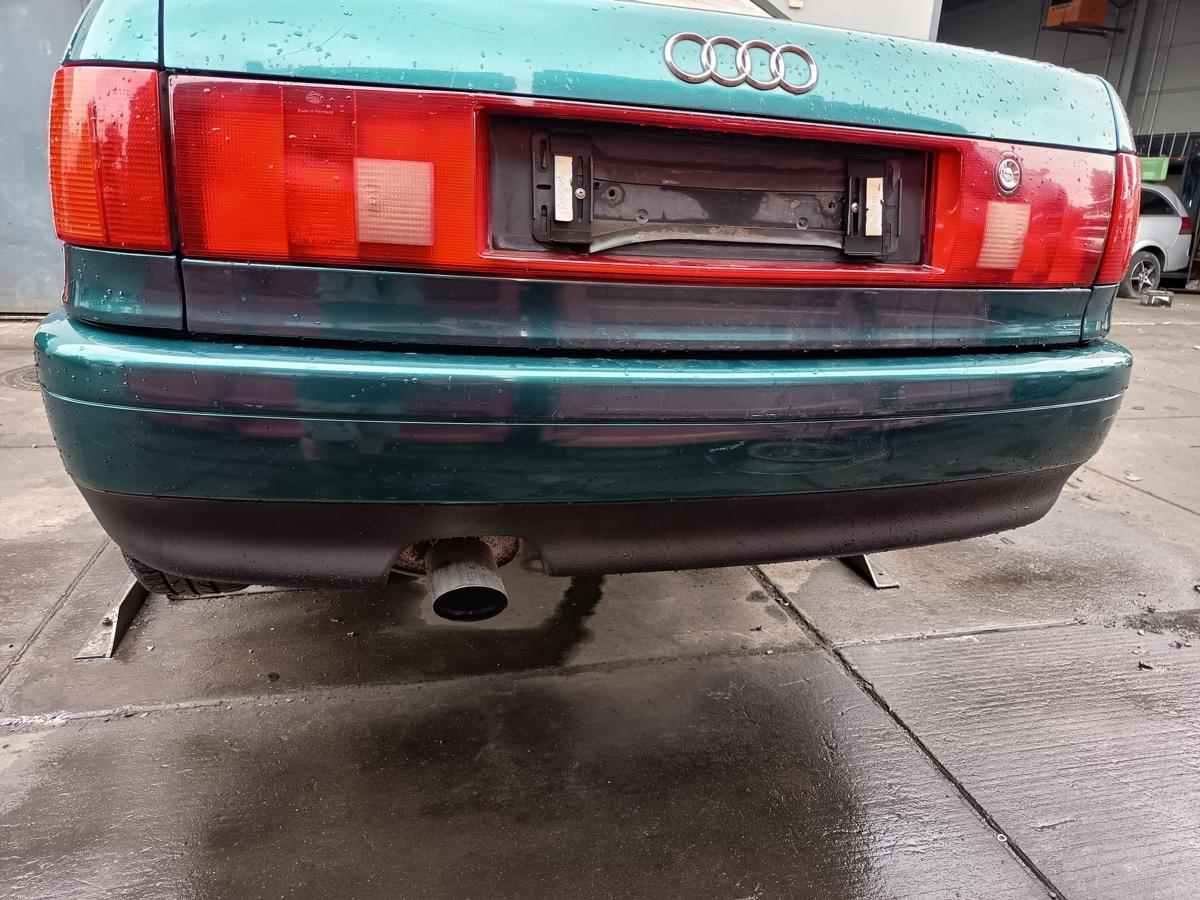 Audi Cabrio B3 8G7 orig Stoßstange hinten Stoßfänger LZ6P Gomera grünmet Bj 1991