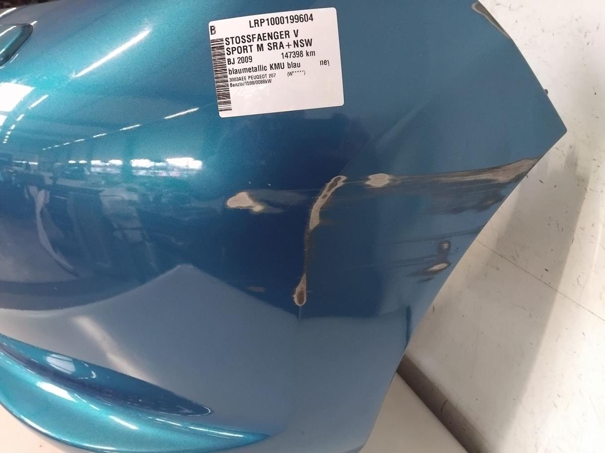 Peugeot 207 CC original Sto&szlig;f&auml;nger Sto&szlig;stange vorn Sport mit SRA Bj.2009