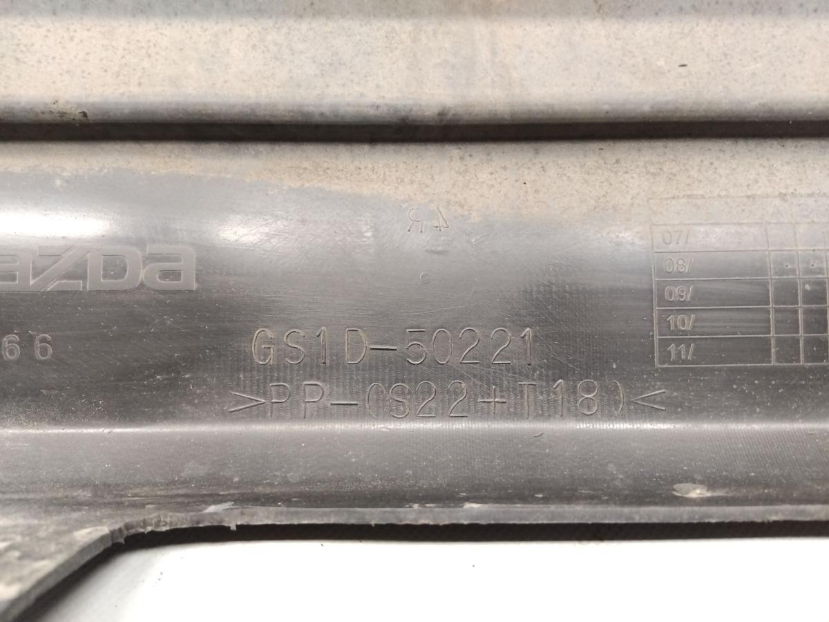 Mazda 6 GH Limo original Sto&szlig;f&auml;nger Sto&szlig;stange hinten weissmetallic 34K Bj.2009