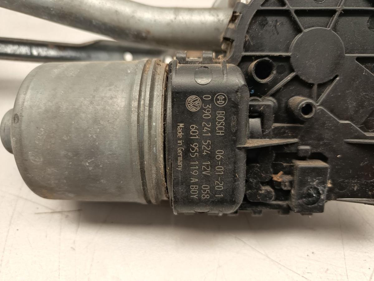 Skoda Fabia 6Y original Wischermotor vorne mit Gest&auml;nge Baujahr 2006