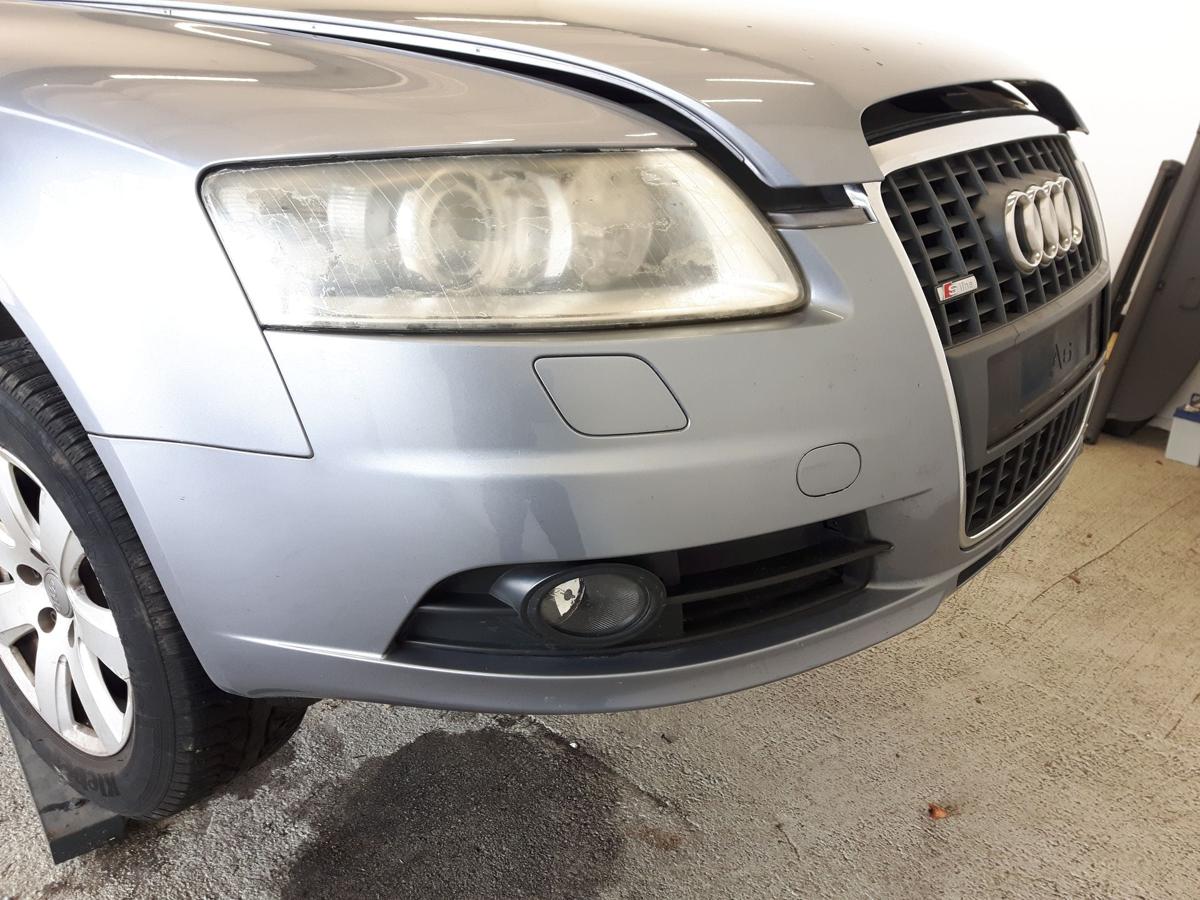 Audi A6 4F original Stossfänger vorn mit Grill akoyasilber LY7H mit SRA BJ2005