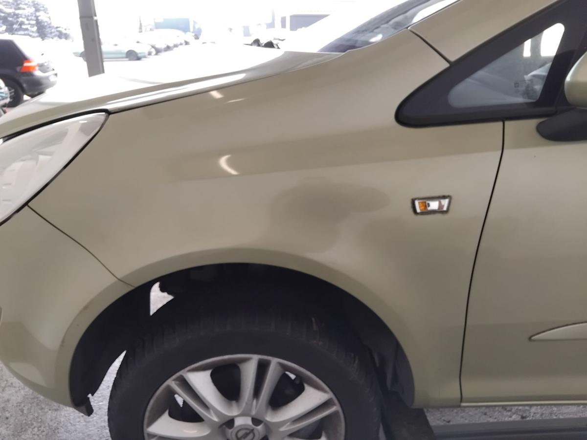 Opel Corsa D original Kotfl&uuml;gel vorn links Z30E Green Tea Metallic BJ2006