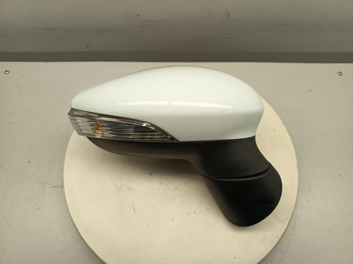 Ford Fiesta VI CCN JA8 orig elektrischer Au&szlig;enspiegel rechts Frost-Wei&szlig; Bj 2013