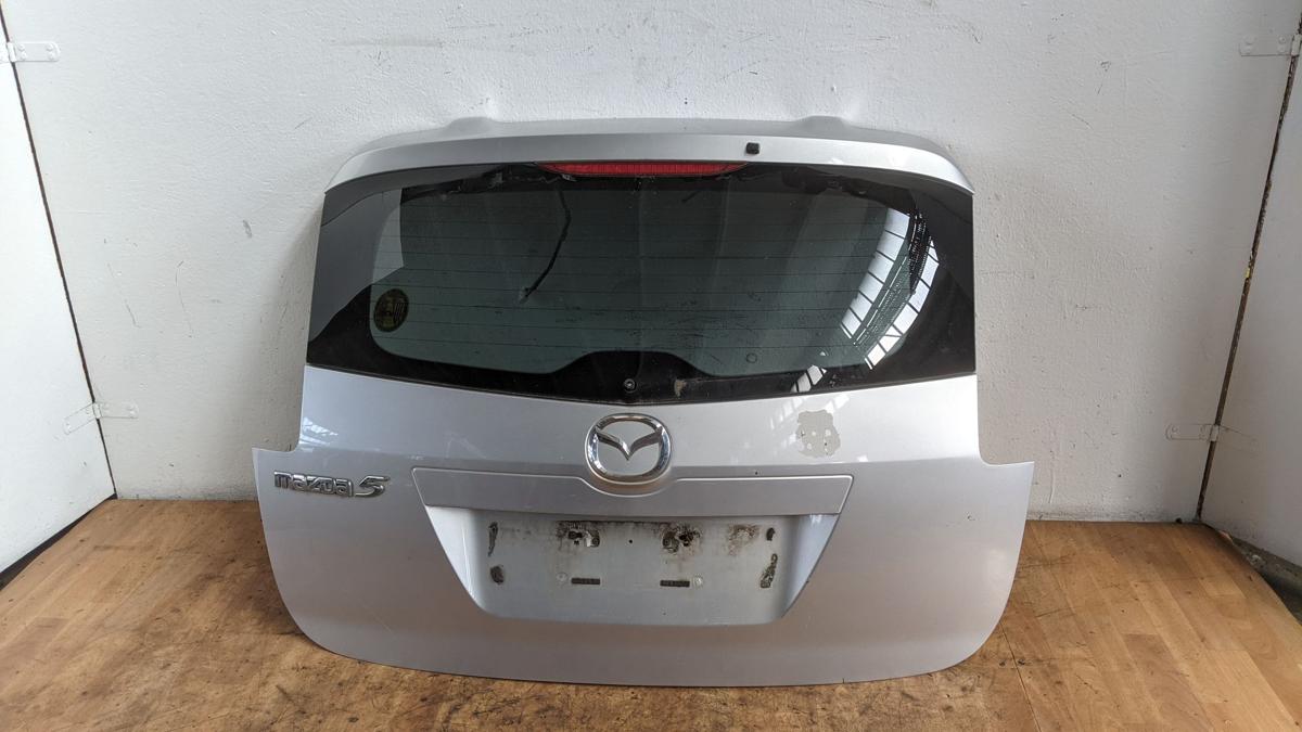Mazda 5 CR Heckklappe mit Heckscheibe Kofferraumklappe silbermet
