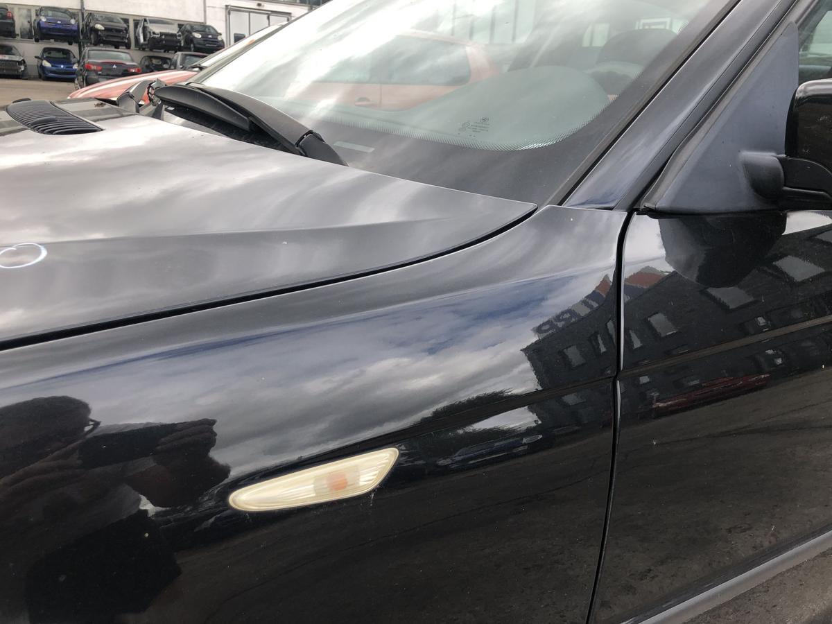 BMW 3er E46 ab01 Kotfl&uuml;gel vorn links Fahrerseite Seitenwand 475/9 Black Saphir