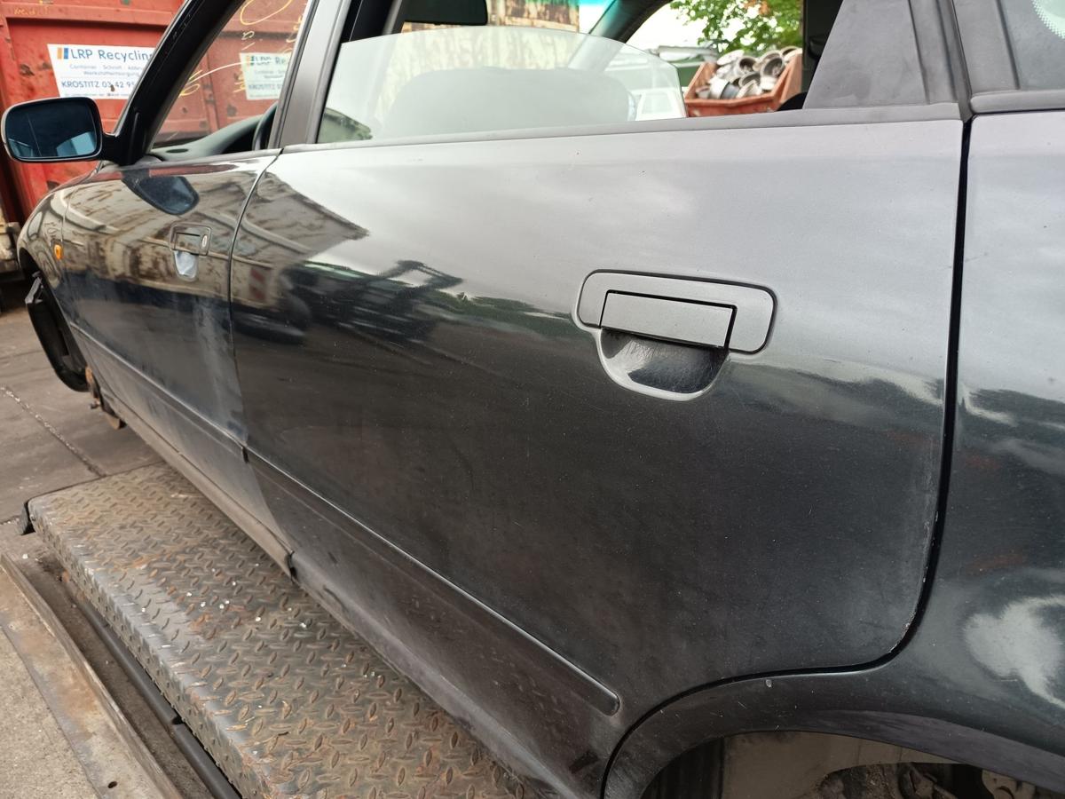 Audi A4 B5 Limo original T&uuml;r Roht&uuml;r hinten links LZ9U Vulkanschwarz Bj 1997
