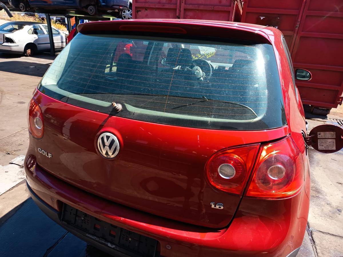 VW Golf V 5 Limo orig Heckklappe mit Scheibe Kofferraum LA3W Red Bj 2004