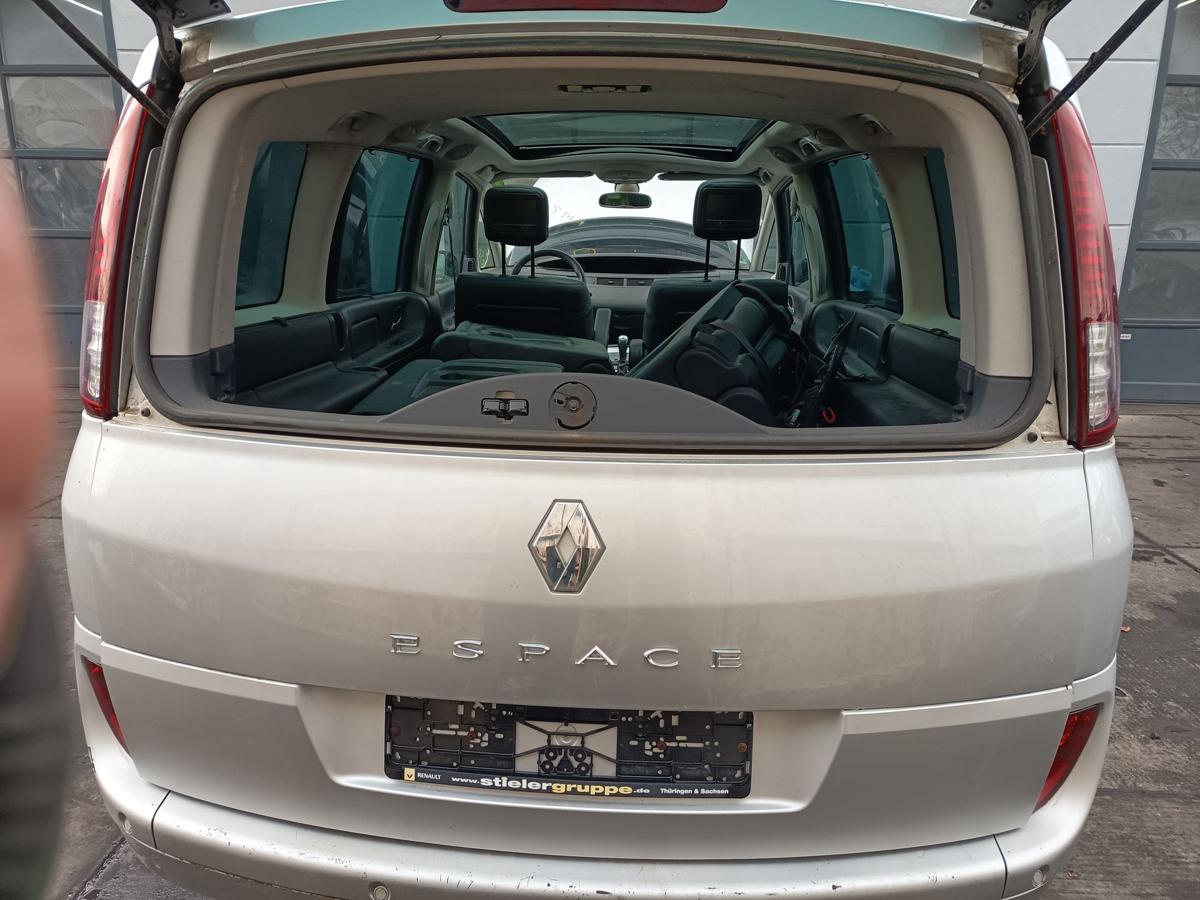 Renault Espace IV 4 orig Heckklappe für klappbare Scheibe TED 69 Silber Bj 2010