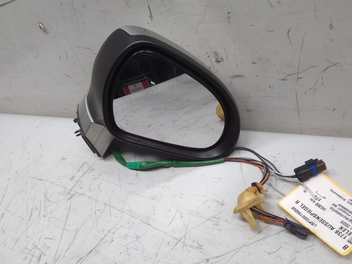 Peugeot 308 orig.Au&szlig;enspiegel rechts elektrisch&beheizt 6Pin+2Pin BJ2009 ETS aschgraumetallic