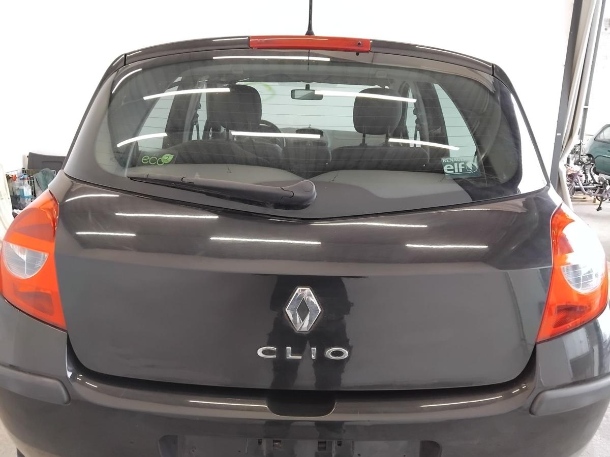 Renault Clio 3 Heckklappe NV676 Noir Nacre mit Heckscheibe BJ2008 Flie&szlig;heck
