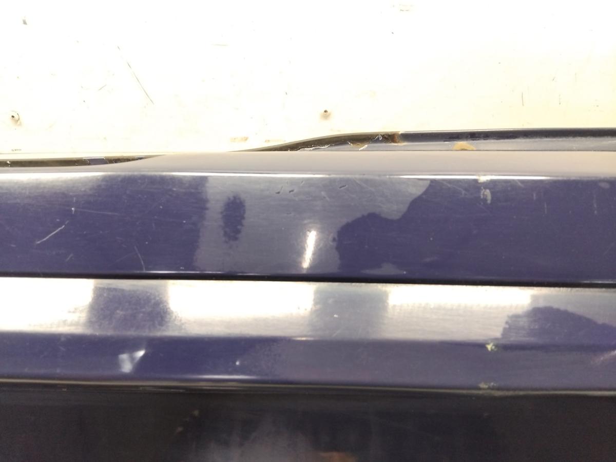 Dacia Sandero 1 original Stoßfänger Stoßstange hinten OV61H Blue Marine BJ2009