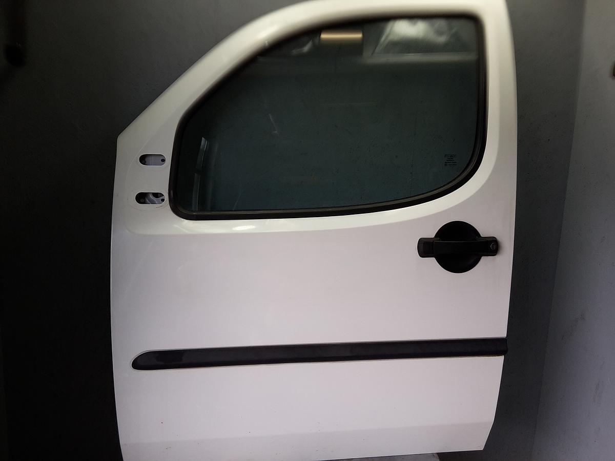Fiat Doblo 223 org Tür vorne links für man Fensterheber 249-BIANCO Weiss Bj 2001