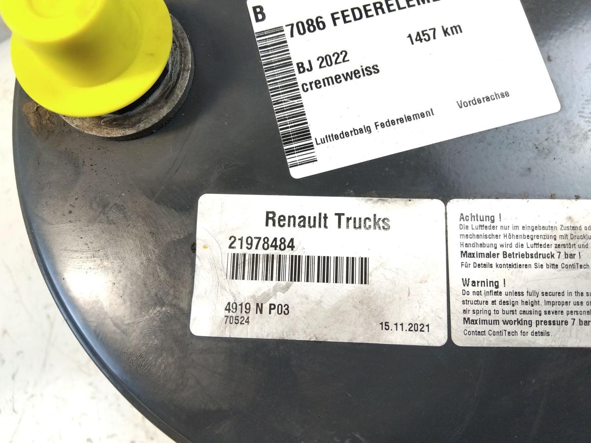 Renault Truck E-Tech ZE D-Wide original Luftfederbalg Federelement vorn Bj.2022