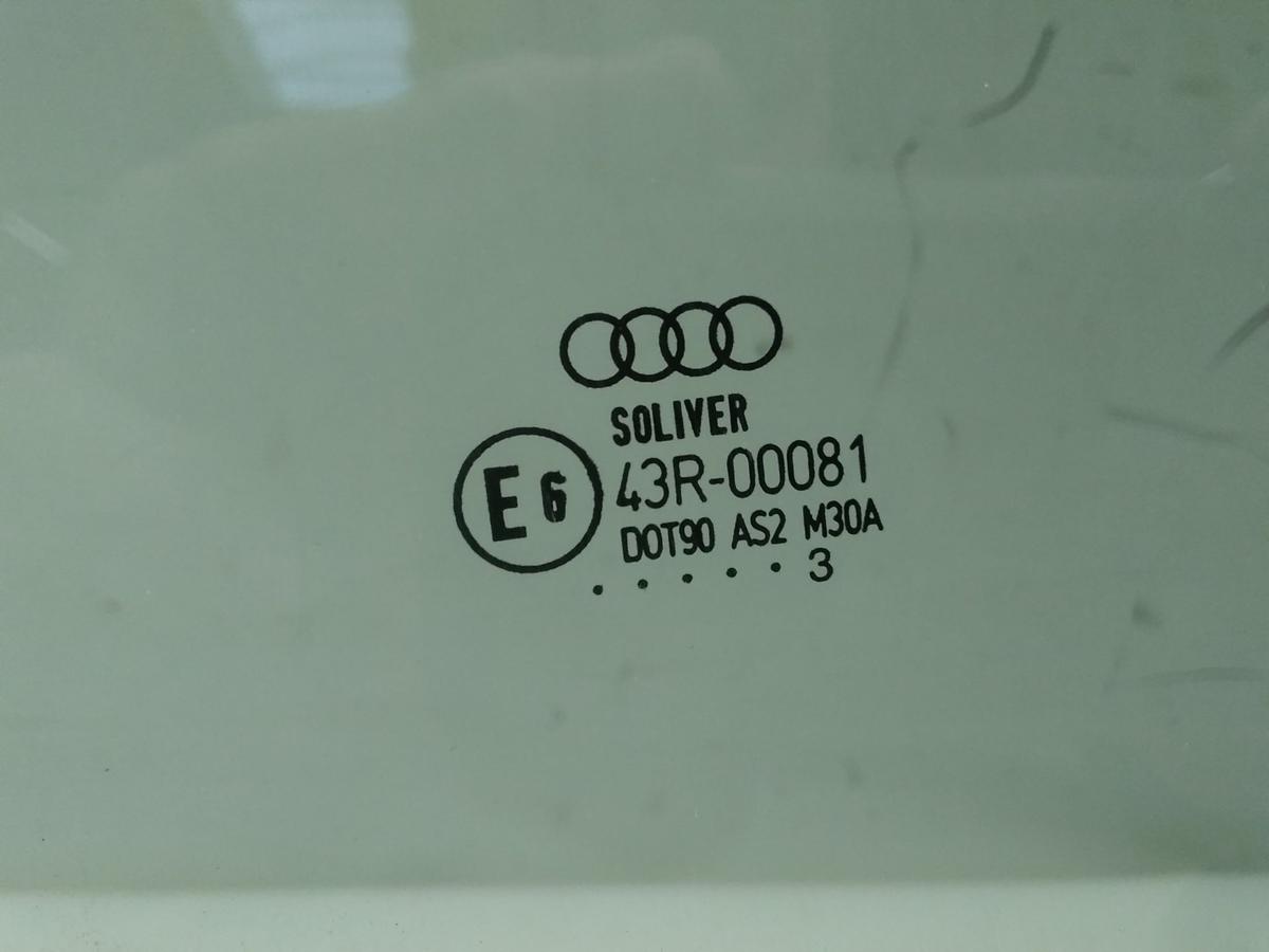 Audi A6 4F Türscheibe hinten links Limousine grüncolor BJ2003