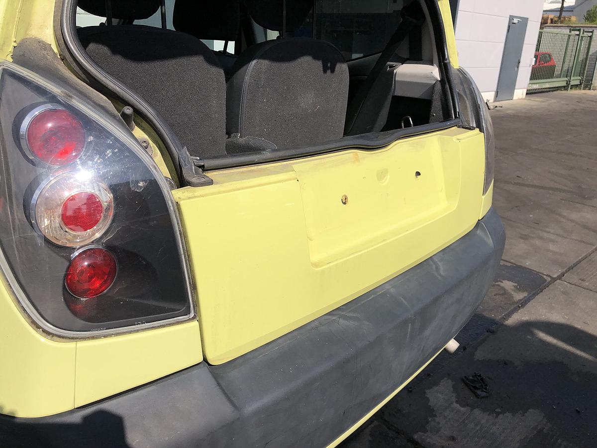 Citroen C2 original Heckklappe unten KBN RA Gelb Bj 07