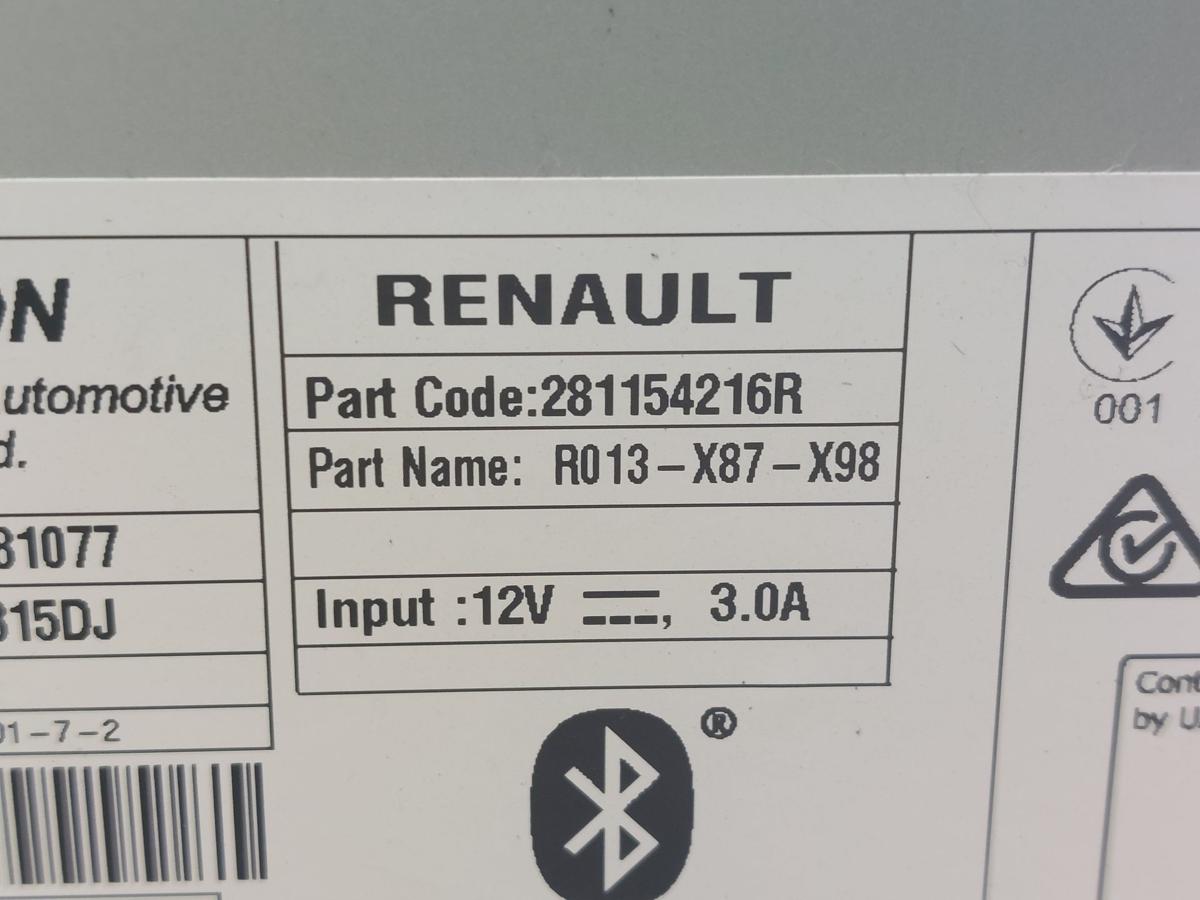 Renault Clio IV X98 TCe90 Radio Autoradio mit Bluetooth Infotainment