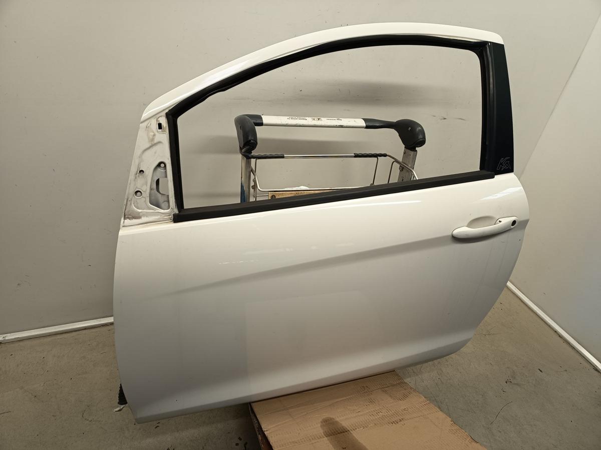 Ford KA RU8 orig T&uuml;r links Fahrert&uuml;r 3trg Crystal Wei&szlig; Bj 2009