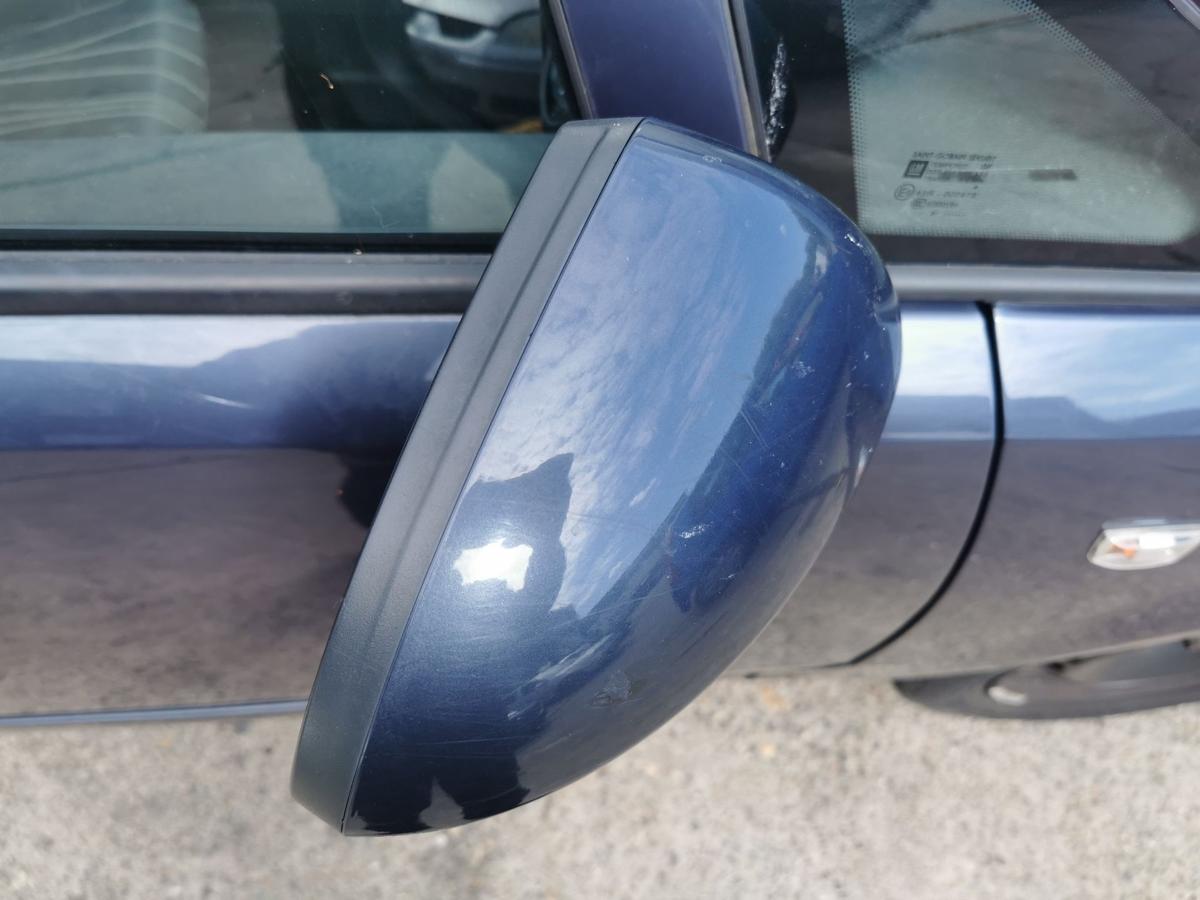Opel Corsa D Aussenspiegel Spiegel Rückspiegel rechts elektr Z168 Metroblau Perl