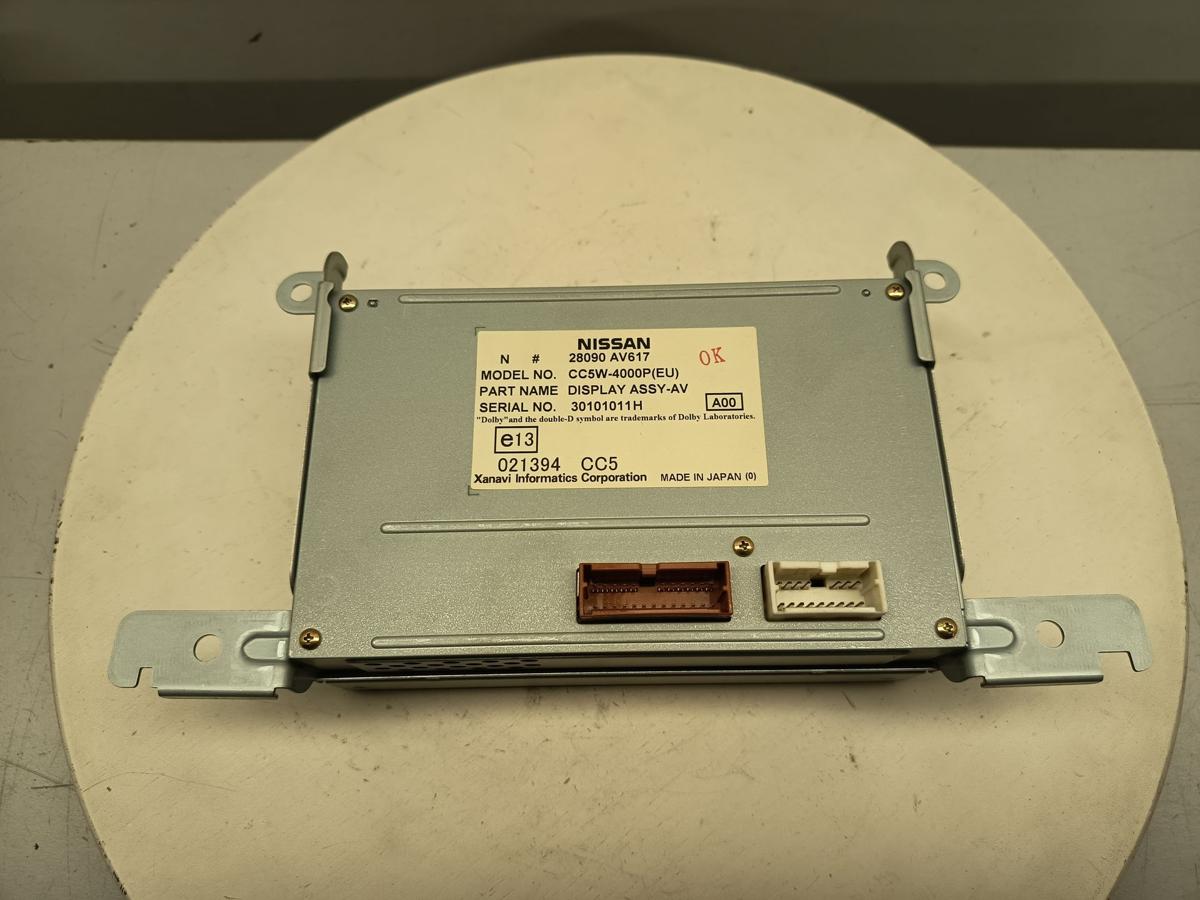 Nissan Primera P12 original Display Bordcomputer 28090AV617 Baujahr 2003