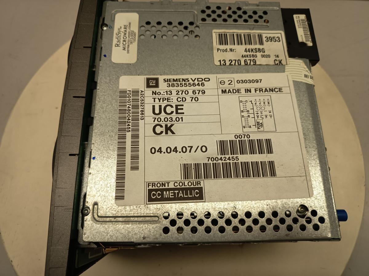 Opel Signum original Radio CD70 entheiratet Baujahr 2008