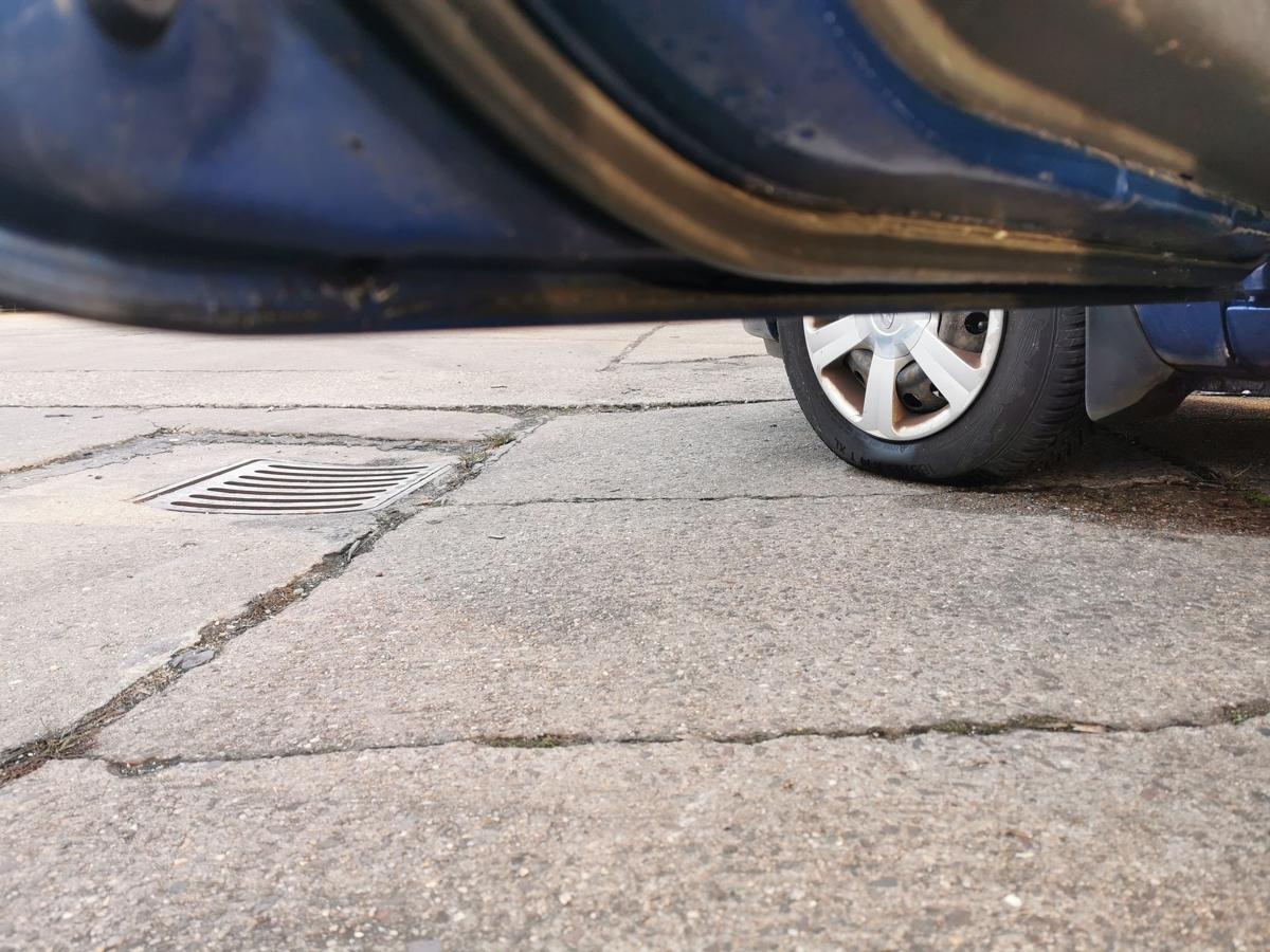 Hyundai Accent MC Fahrert&uuml;r T&uuml;r Autot&uuml;r Rohbaut&uuml;r vorn links 3E Blue Onyx 3trg