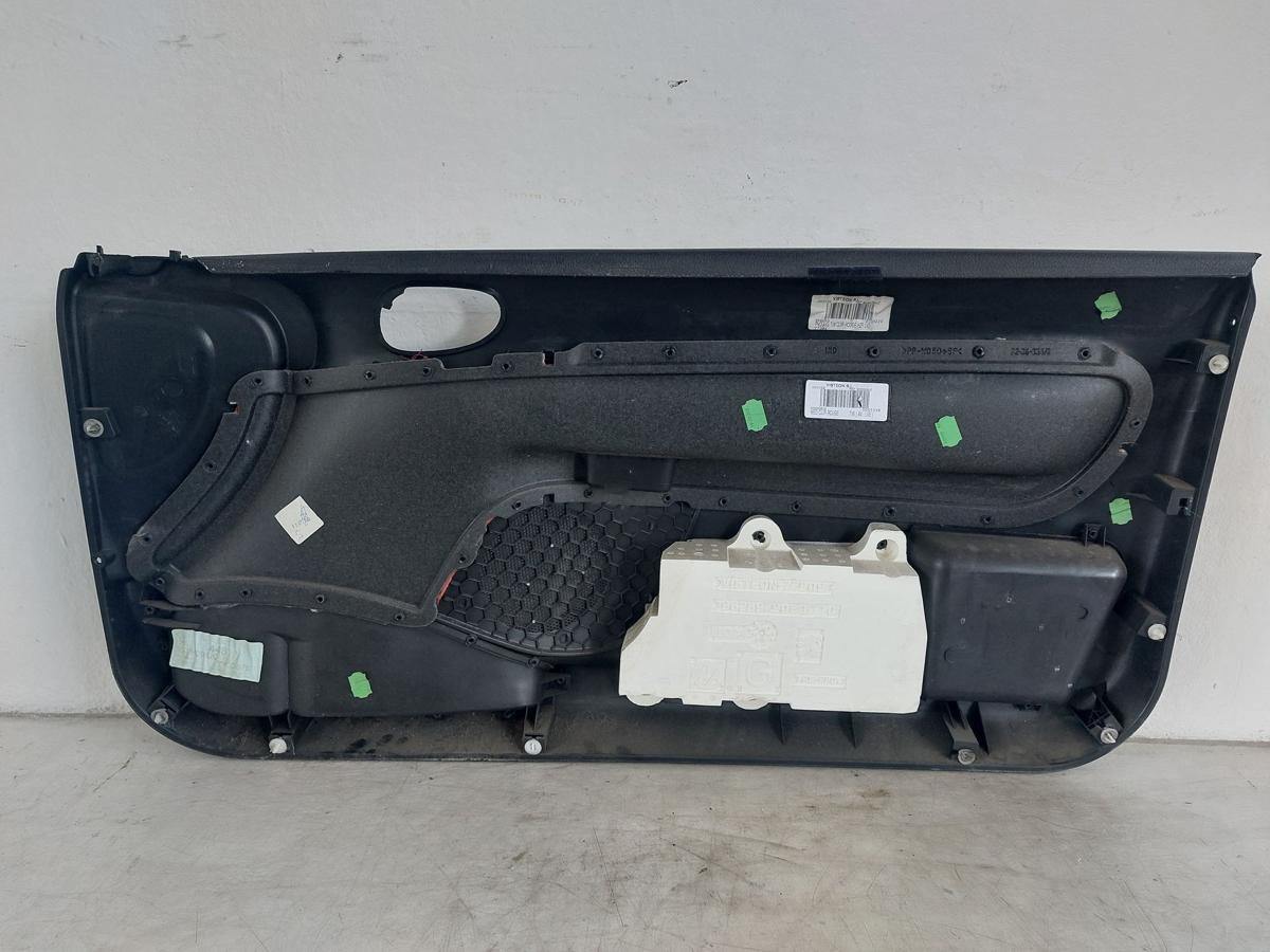 Peugeot 206 CC T&uuml;rverkleidung T&uuml;rpappe vorn links Leder rot schwarz