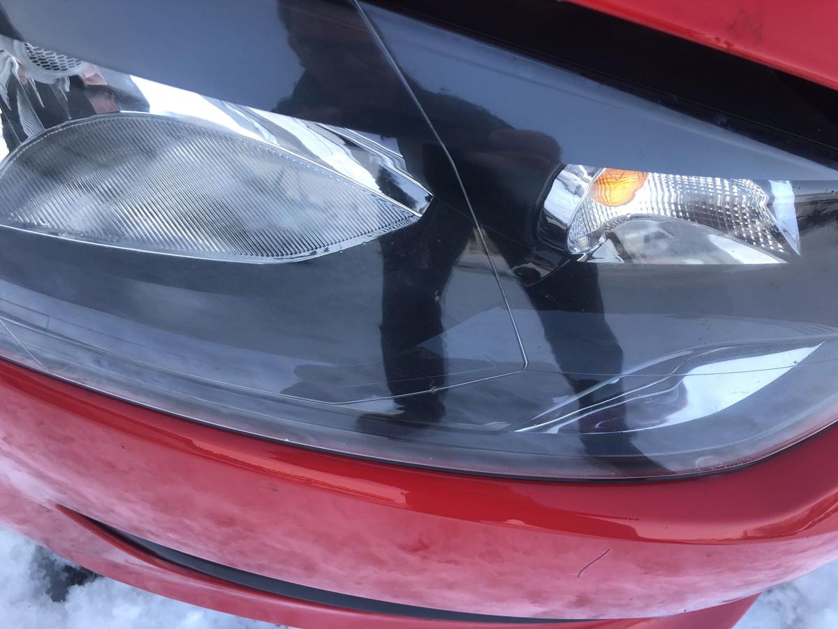 VW Polo 6R Scheinwerfer rechts Headlight 6R1941016E Frontscheinwerfer Halogen