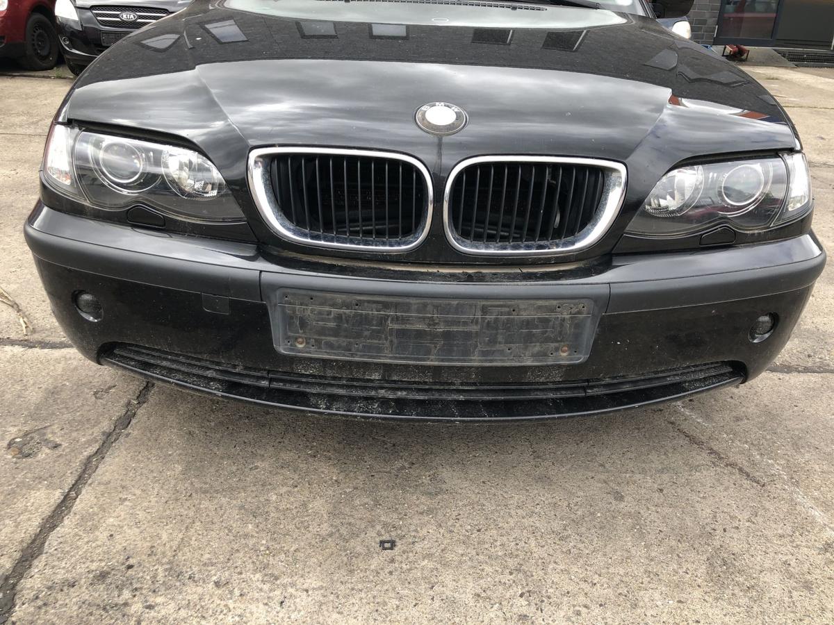 BMW 3er E46 Facelift Sto&szlig;f&auml;nger vorn Frontsch&uuml;rze Nebel 475/9 Black Saphir ab01